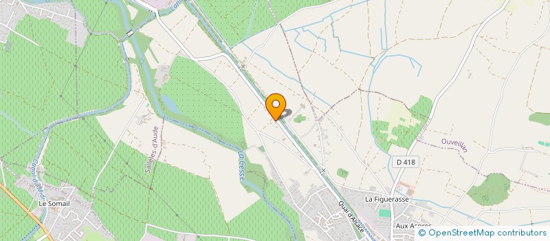 localisation de l'entreprise MONSIEUR HENRI BERENGER  OUVEILLAN