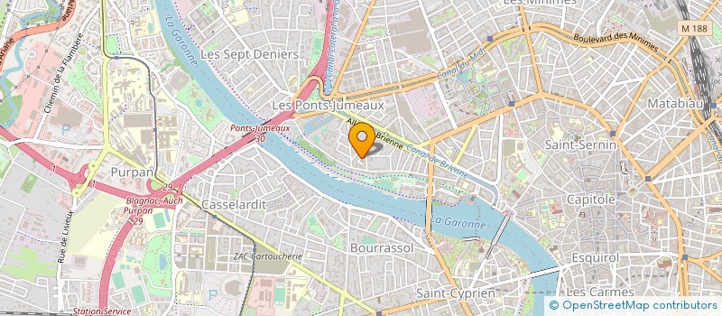 localisation de l'entreprise MONSIEUR HENRI BERHAMEL à TOULOUSE