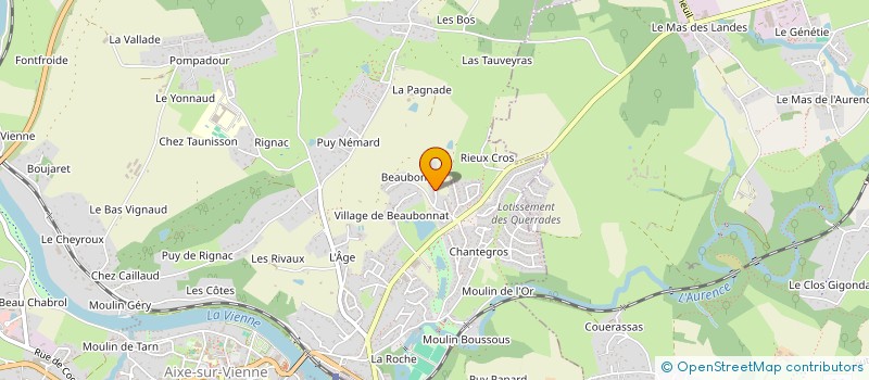 localisation de l'entreprise MONSIEUR HENRI BERKANI  AIXE-SUR-VIENNE