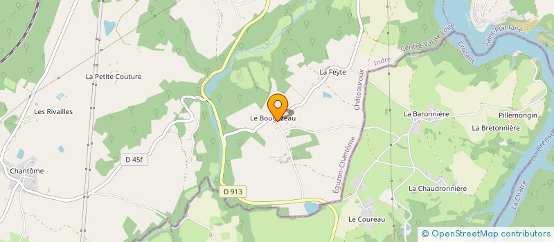 localisation de l'entreprise MONSIEUR HENRI BERNARD GUYOTON à EGUZON-CHANTOME