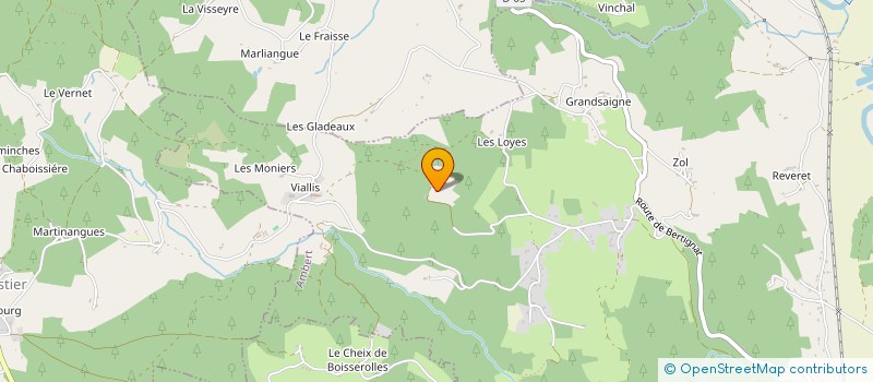 localisation de l'entreprise MONSIEUR HENRI BERNERT  AMBERT