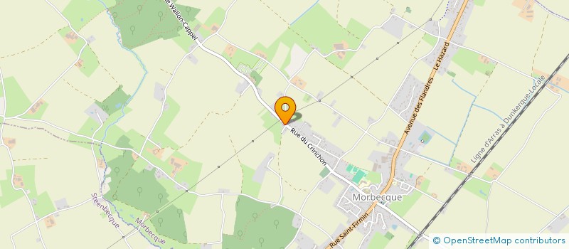 localisation de l'entreprise MONSIEUR HENRI BERTELOOT  HAZEBROUCK