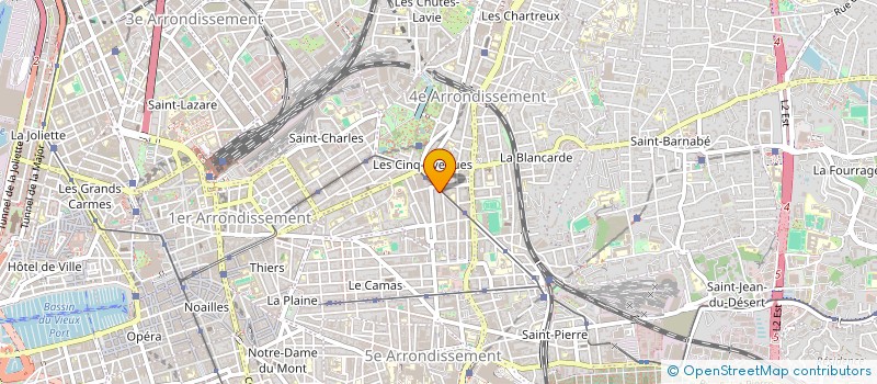 localisation de l'entreprise MONSIEUR HENRI BERTHET à MARSEILLE 4EME