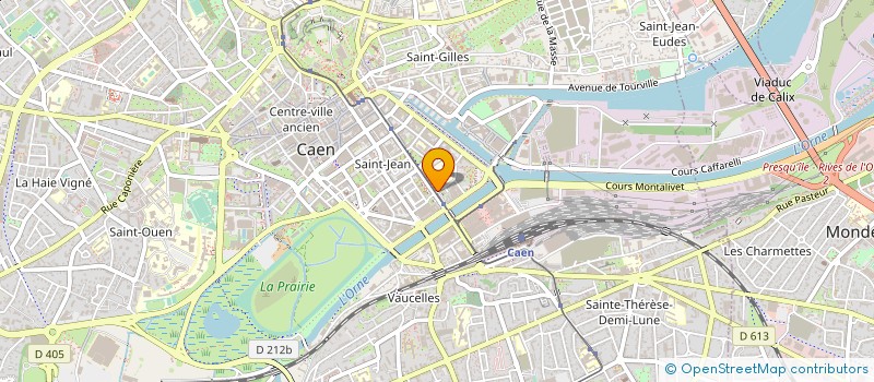 localisation de l'entreprise MONSIEUR HENRI BERTIN à CAEN