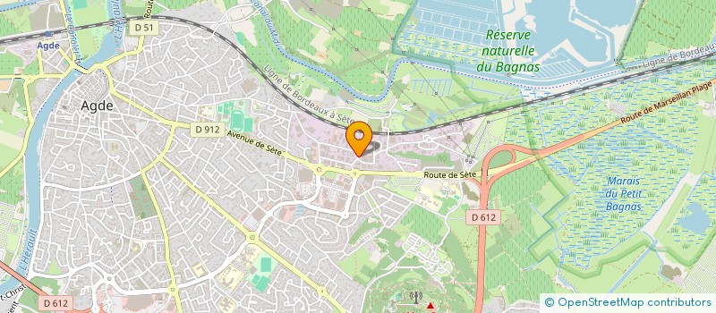 localisation de l'entreprise MONSIEUR HENRI BETREMIEUX à AGDE