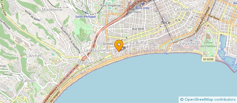 localisation de l'entreprise MONSIEUR HENRI BIANCO à NICE