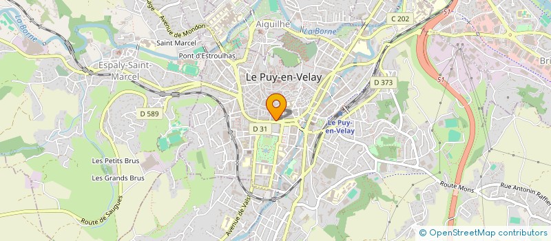 localisation de l'entreprise MONSIEUR HENRI BISSUEL à LE PUY-EN-VELAY