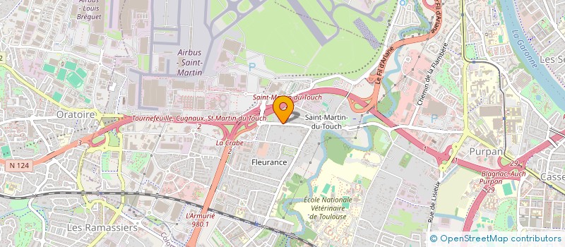 localisation de l'entreprise MONSIEUR HENRI BLANC à TOULOUSE
