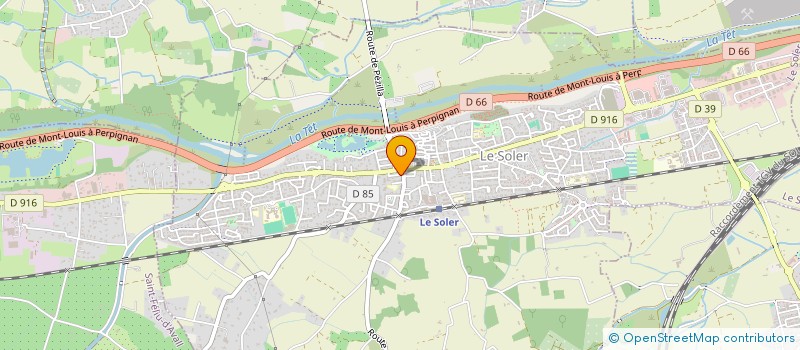 localisation de l'entreprise MONSIEUR HENRI BLANIC  LE SOLER