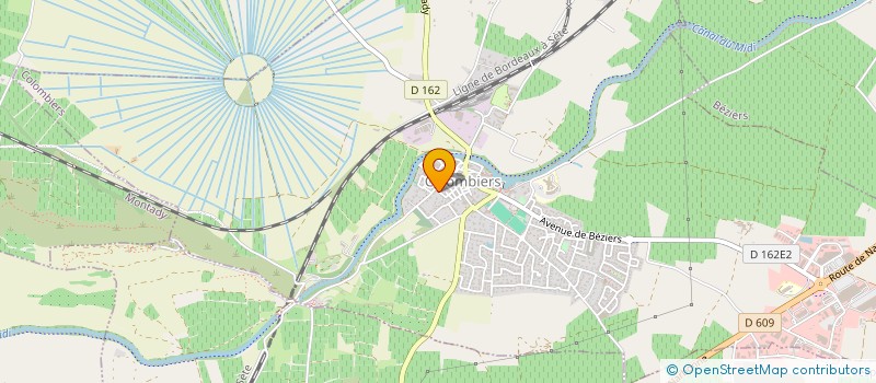 localisation de l'entreprise MONSIEUR HENRI BLAYAC à COLOMBIERS