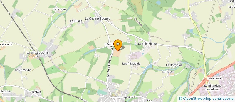 localisation de l'entreprise MONSIEUR HENRI BODIN à QUEVERT