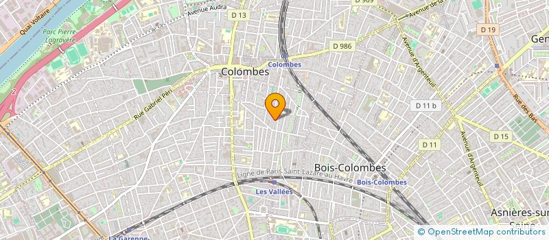 localisation de l'entreprise MONSIEUR HENRI BOISSEAU à COLOMBES