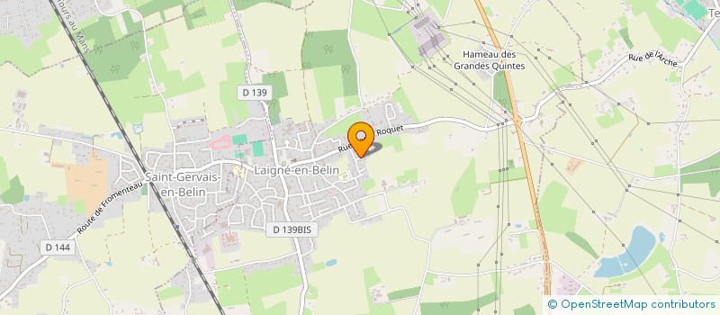 localisation de l'entreprise MONSIEUR HENRI BOIVIN  SAINT OUEN EN BELIN