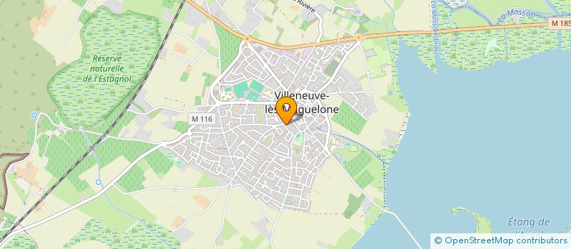 localisation de l'entreprise MONSIEUR HENRI BONJEAN  VILLENEUVE-LES-MAGUELONE