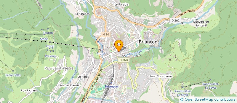 localisation de l'entreprise MONSIEUR HENRI BONNAFFOUX à BRIANCON
