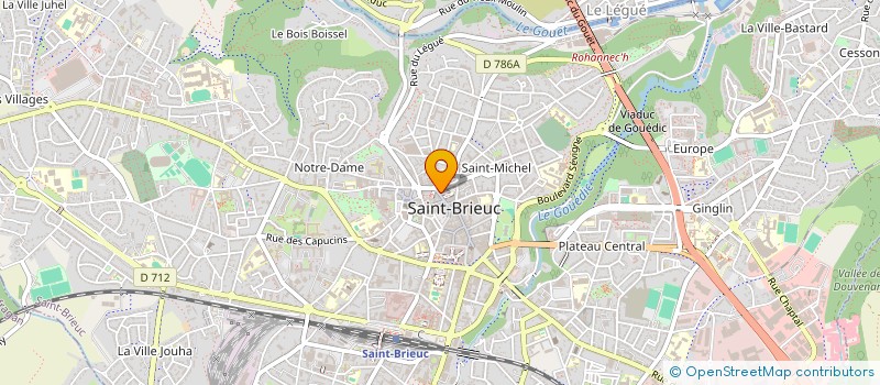 localisation de l'entreprise MONSIEUR HENRI BONNAMY à SAINT-BRIEUC