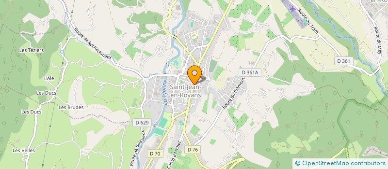 localisation de l'entreprise MONSIEUR HENRI BONNARDEL  SAINT-JEAN-EN-ROYANS