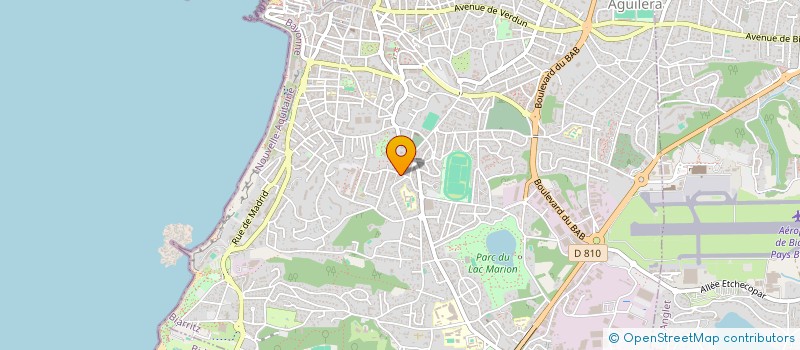 localisation de l'entreprise MONSIEUR HENRI BONNET à BIARRITZ