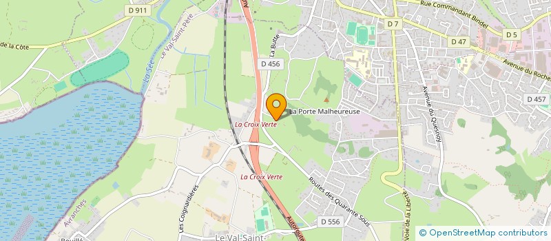 localisation de l'entreprise MONSIEUR HENRI BORDE à LE VAL-SAINT-PERE