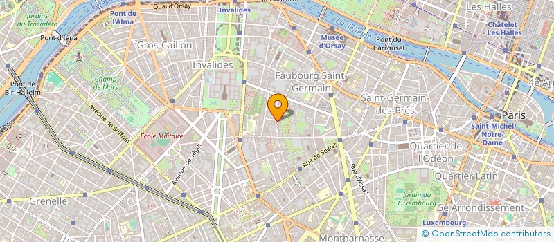 localisation de l'entreprise MONSIEUR HENRI BORTOLI  PARIS