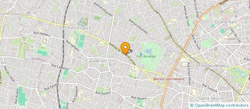 localisation de l'entreprise MONSIEUR HENRI BORTOLUSSI  BORDEAUX