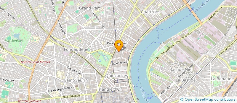 localisation de l'entreprise MONSIEUR HENRI BOU OBEID  BORDEAUX