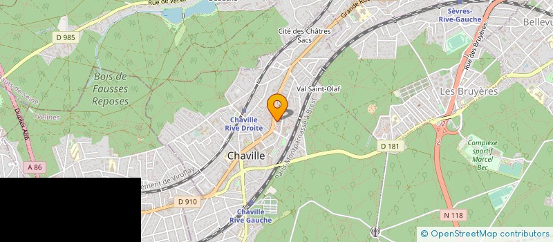 localisation de l'entreprise MONSIEUR HENRI BOUDAHOUT à CHAVILLE