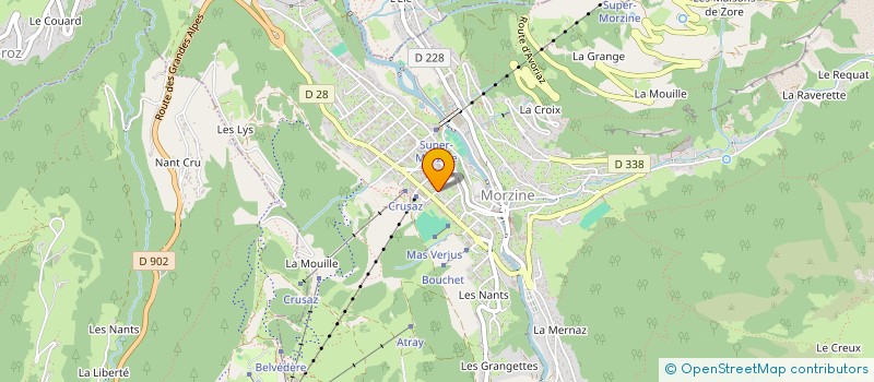 localisation de l'entreprise MONSIEUR HENRI BOUILLET  MORZINE