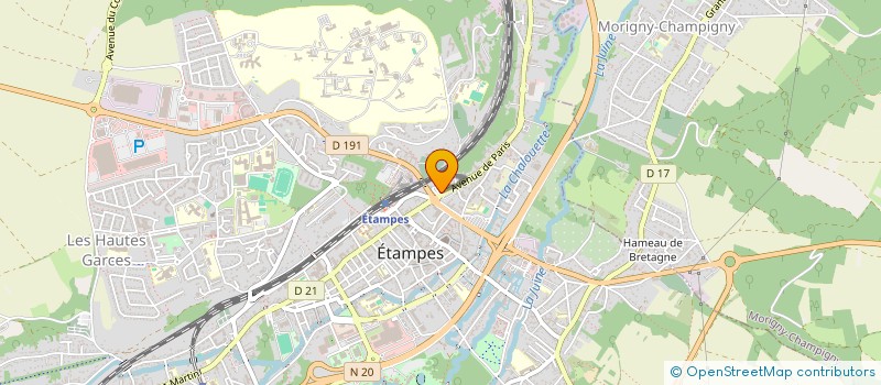 localisation de l'entreprise MONSIEUR HENRI BOULDOIRES  ETAMPES