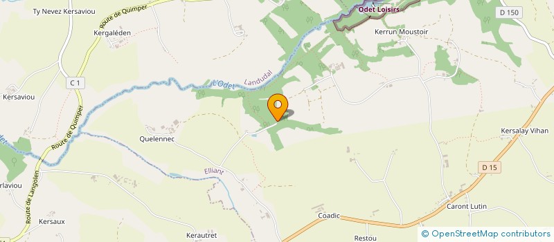 localisation de l'entreprise MONSIEUR HENRI BOURBIGOT  ELLIANT