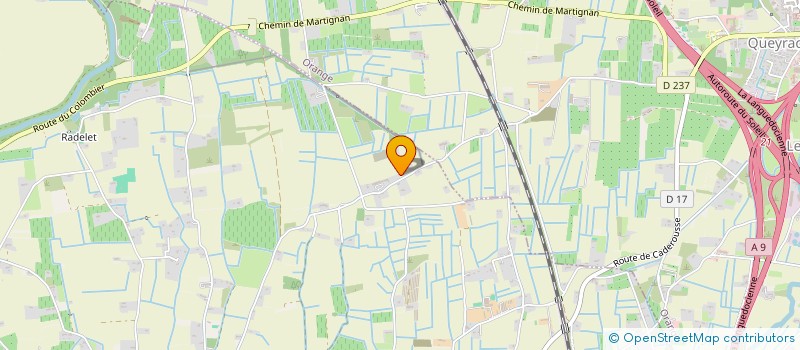 localisation de l'entreprise MONSIEUR HENRI BOURDAREL  CADEROUSSE