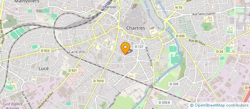 localisation de l'entreprise MONSIEUR HENRI BOURDIN  CHARTRES