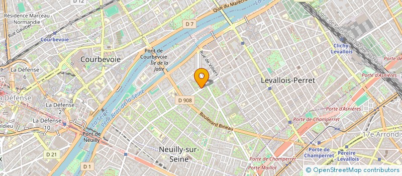 localisation de l'entreprise MONSIEUR HENRI BOURDON-DESTREM à NEUILLY-SUR-SEINE