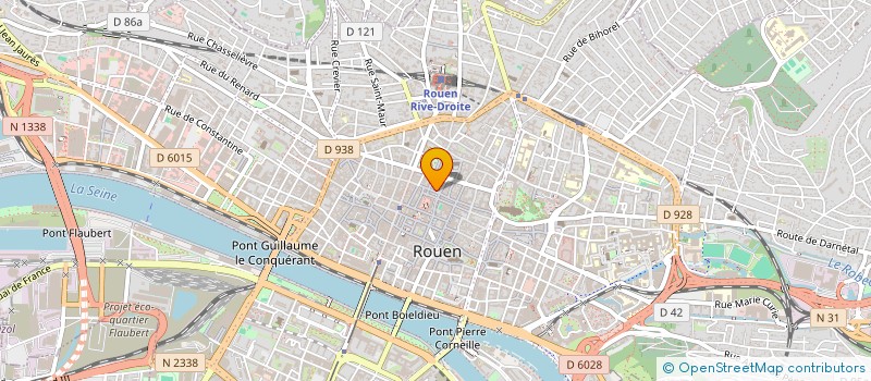 localisation de l'entreprise MONSIEUR HENRI BOUTEILLE à ROUEN