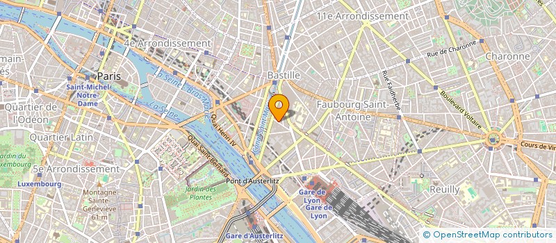 localisation de l'entreprise MONSIEUR HENRI BOUTHORS  PARIS