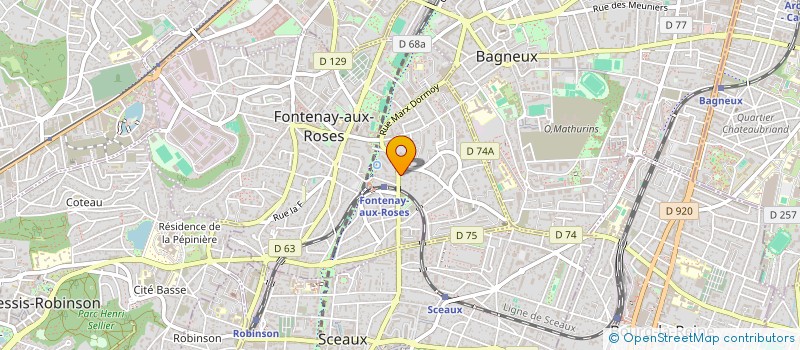 localisation de l'entreprise MONSIEUR HENRI BOUVAND à FONTENAY-AUX-ROSES