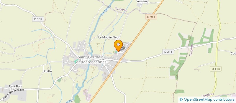 localisation de l'entreprise MONSIEUR HENRI BOUYER  SAINT-PIERRE-LA-NOUE