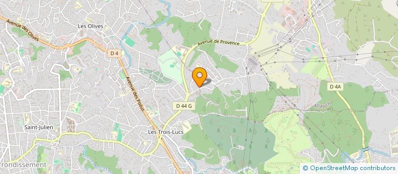 localisation de l'entreprise MONSIEUR HENRI BRANCATO à ALLAUCH