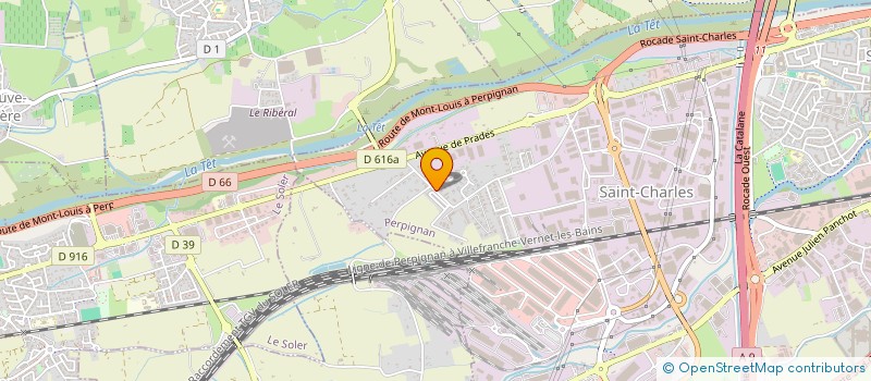 localisation de l'entreprise MONSIEUR HENRI BRIGOT  PERPIGNAN