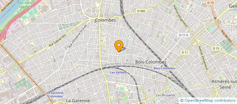 localisation de l'entreprise MONSIEUR HENRI BROGE-MORIN à COLOMBES