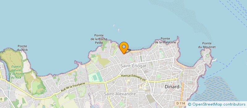 localisation de l'entreprise MONSIEUR HENRI BROUSSE  DINARD