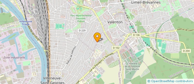 localisation de l'entreprise MONSIEUR HENRI BRUAND à VALENTON