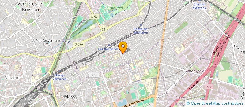 localisation de l'entreprise MONSIEUR HENRI BRULIN à ANTONY