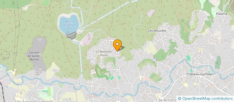 localisation de l'entreprise MONSIEUR HENRI BRULL  MARSEILLE