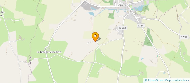 localisation de l'entreprise MONSIEUR HENRI BRUON  BOUESSAY