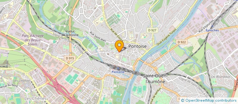 localisation de l'entreprise MONSIEUR HENRI BUFFET  PONTOISE