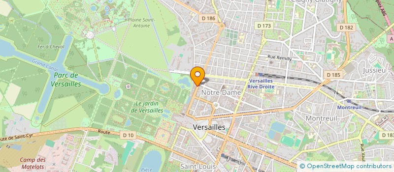 localisation de l'entreprise MONSIEUR HENRI BUFFETAUT à VERSAILLES