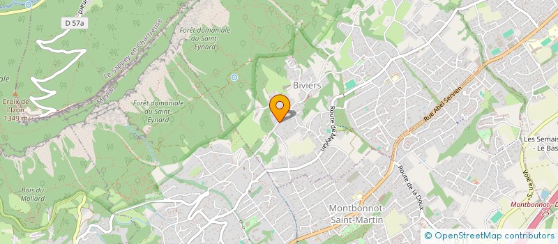 localisation de l'entreprise MONSIEUR HENRI BUISSON  BIVIERS