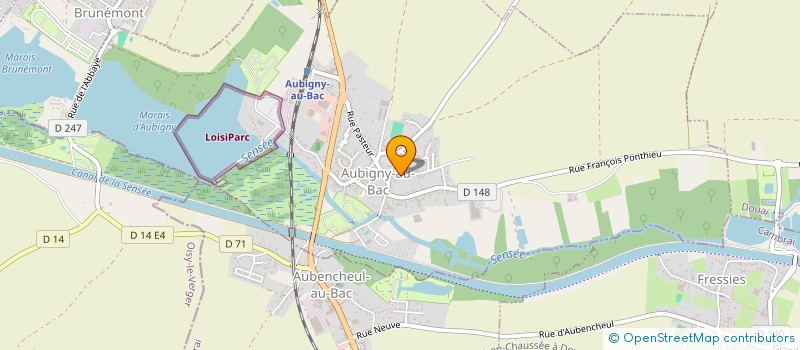 localisation de l'entreprise MONSIEUR HENRI BULTE à AUBIGNY-AU-BAC