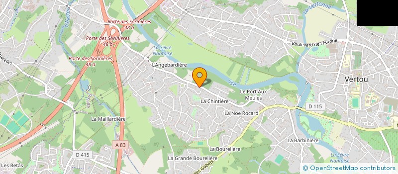 localisation de l'entreprise MONSIEUR HENRI BUREAU à VERTOU